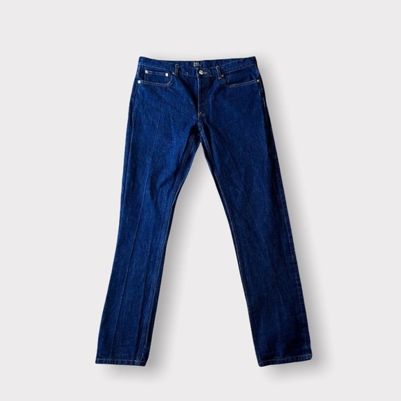APC "Petit Standard" dry selvedge red line jeans 34